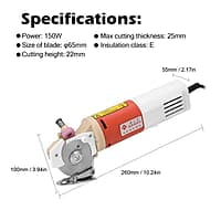 65MM CLOTH CUTTING MACHINE
