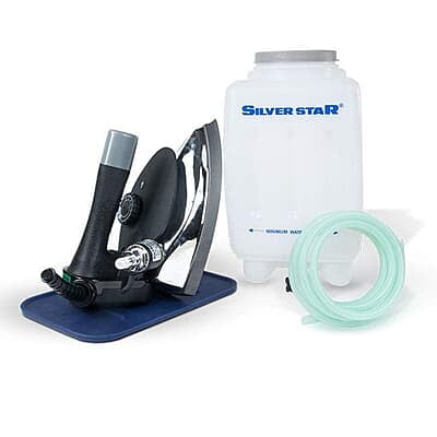 Silver Star ES-300 Steam Iron Box - Professional Gravity-Feed Iron